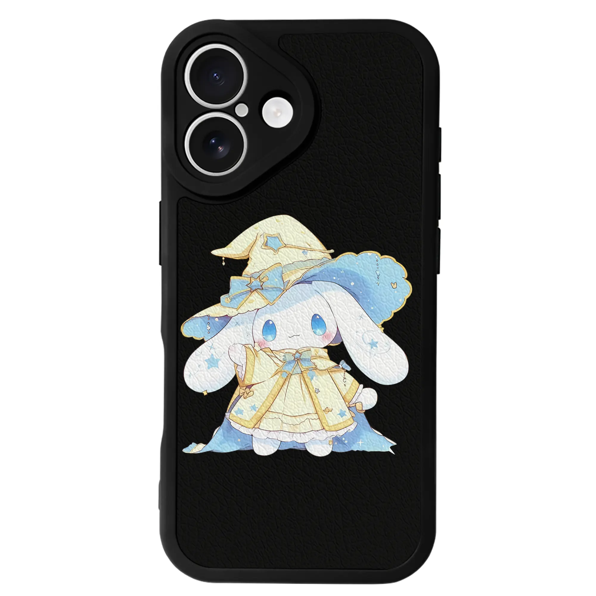 サンリオ グッズ,シナモロール - IPhone 16シリーズ対応 ・ シリコンスマホケース ・ レザー調 ・ 高精度フィット ・ 耐衝撃 ・ ワイヤレス充電対応 ・ 精密カット